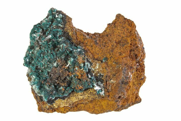 Teal Blue Rosasite with Hemimorphite - Mexico #372784